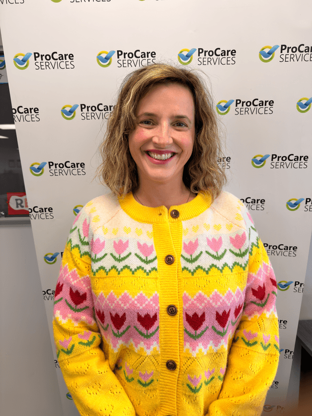 Aimee, admin assistant at ProCare Services.